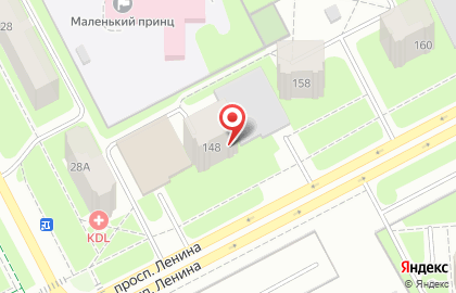 Геострой на проспекте Ленина на карте