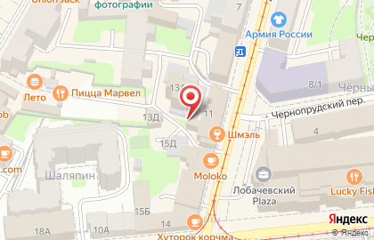 Нижний на Алексеевской улице на карте