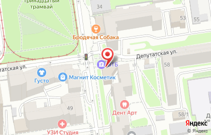 Банк втб на Каменской улице на карте