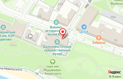 Дальневосточный художественный музей на карте