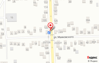 Продуктовый магазин на Коммунистической улице на карте