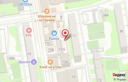 Киоск по продаже кондитерских изделий в Дзержинском районе на карте