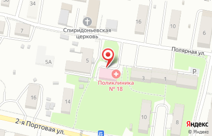 Сеть аптечных пунктов на Полярной улице на карте