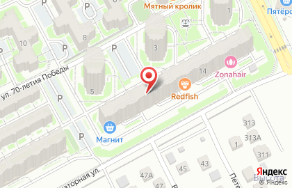 Школа танцев Арабески на Санаторной улице на карте