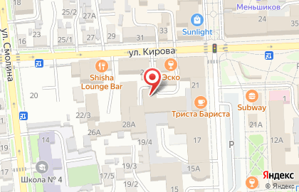 Академия развития интеллекта AmaKids в Советском районе на карте
