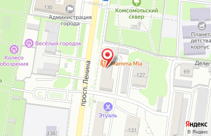 Ресторан итальянской кухни Mamma Mia на карте