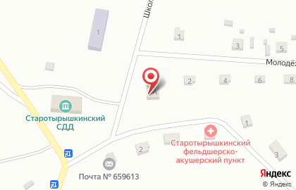 Универсальный магазин СПО Сычёвское №9 на карте