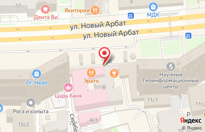 Ювелирный салон Бриллианты Якутии на улице Новый Арбат на карте