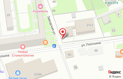 Киоск по продаже хлебобулочных изделий Хлебная душа в Санкт-Петербурге на карте