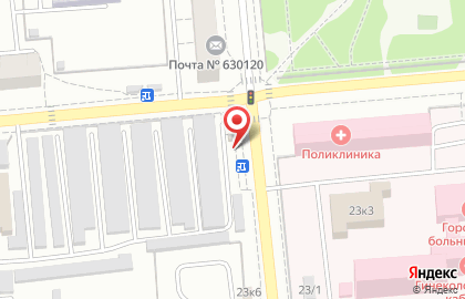 Киоск по продаже фастфудной продукции на площади Карла Маркса на карте