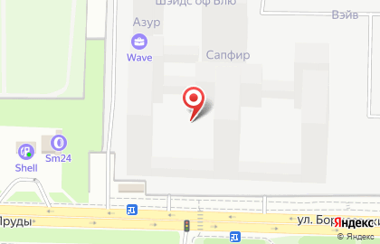 Шиномонтажная мастерская на улице Борисовские Пруды на карте