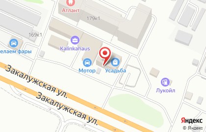 Торгово-строительная компания Авантаж на Закалужской улице на карте
