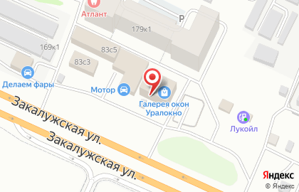 ОсБи групп на Закалужской улице на карте