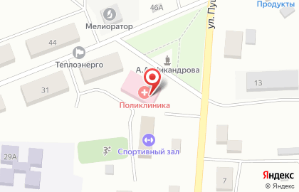 Опочецкая межрайонная больница в Пскове на карте