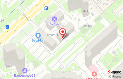 Студия красоты Xsize на Новокосинской улице на карте