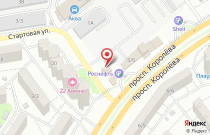 СТО Форсаж на проспекте Королёва на карте