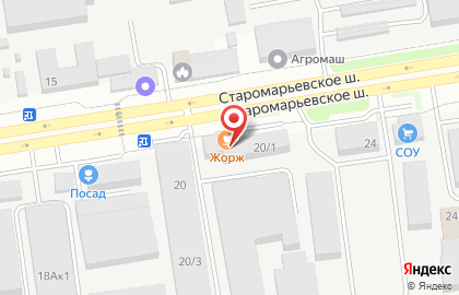 Жорж на Старомарьевском шоссе на карте