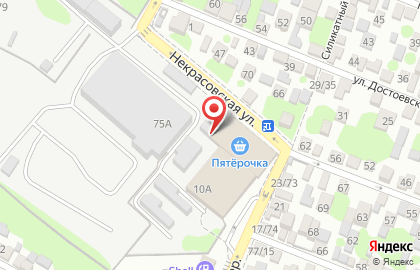 Компания Техмастер на Некрасовской улице на карте