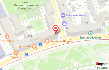 Магазин пива в Санкт-Петербурге на карте