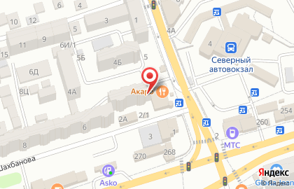 Молочный магазин в Кировском районе на карте