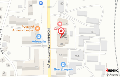 Агентство недвижимости Талисман, агентство недвижимости на Коммунистической улице на карте