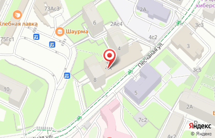 Клининговая компания Cristanval на Песчаной улице на карте