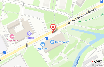 Пивной домик на Кронштадтском бульваре на карте