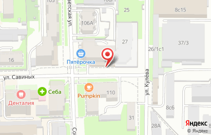 Мастерская Потолкофф на Советской улице на карте