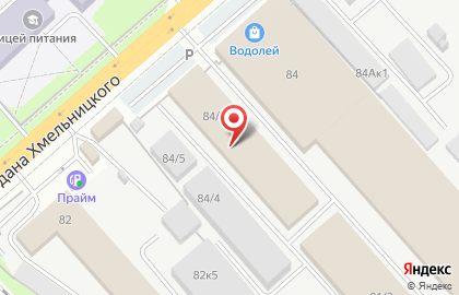 Производственно-торговая компания Конфи-М на улице Богдана Хмельницкого на карте