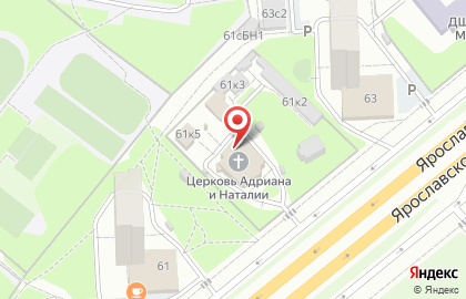 Церковная лавка в Москве на карте