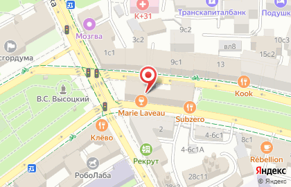 Ноготок в Петровском переулке на карте