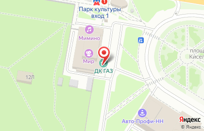 Тир в Нижнем Новгороде на карте