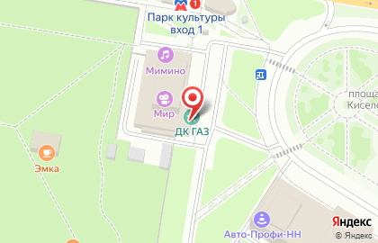 Тир в Нижнем Новгороде на карте