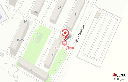 Стоматологическая клиника КлиникДент на карте