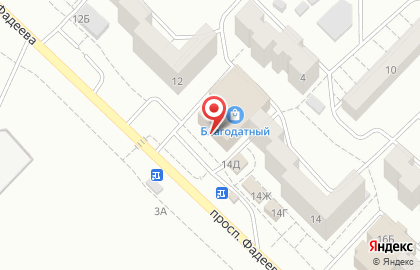 Магазин Клёвый на проспекте Фадеева на карте
