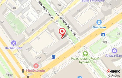 Магазин Бал в Воронеже на карте