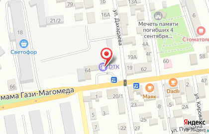 ДТК в Буйнакске на карте