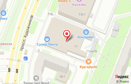 Магазин Пифко на проспекте Художников на карте