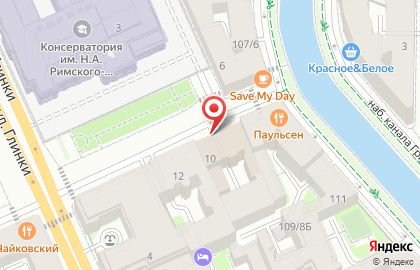 Генеральное консульство Италии в г. Санкт-Петербурге на карте
