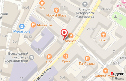 Пампа Грин на Мясницкой улице на карте