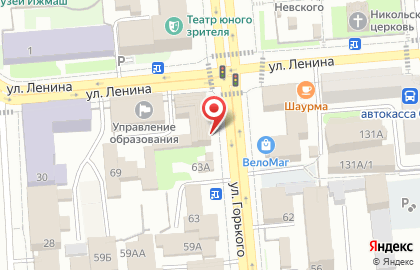 Ломбард Гранат на улице Максима Горького на карте