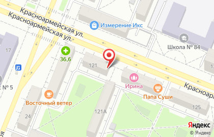 Сервис-магазин Феникс на Красноармейской улице на карте
