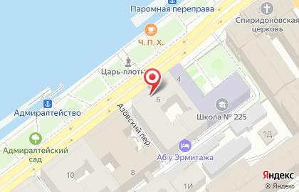 Катюша в Азовском переулке на карте