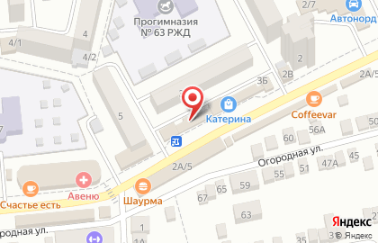 Кафе Шаурма в Ростове-на-Дону на карте