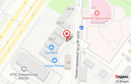 Автосервис Профессионал-Автосервис-Автосклад на Талдомской улице на карте