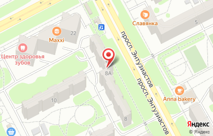 Торгово-производственная компания Тандем на проспекте Энтузиастов на карте