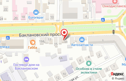 Магазин разливного пива Семь Пятниц на Баклановском проспекте на карте