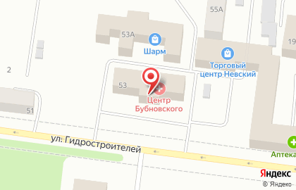 Магазин женской одежды и белья на улице Гидростроителей на карте
