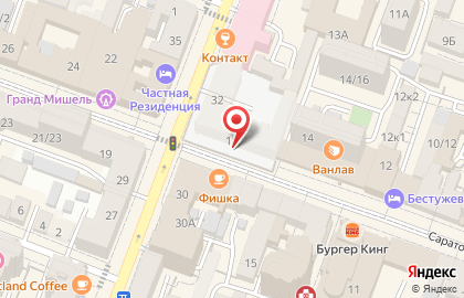 Продуктовый киоск в Саратове на карте