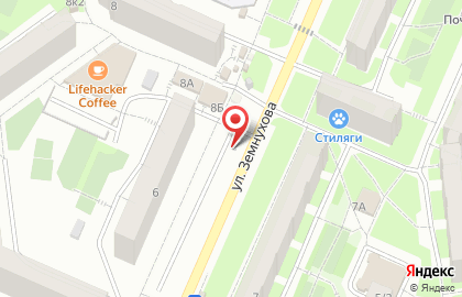 Автостоянка в Новосибирске на карте